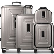 Redolz Set di valigie a 4 ruote Essentials14 Beautycase 4pcs con scomparto per laptop pieghevole ad espansione Foto del prodotto