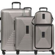 Redolz Set di valigie a 4 ruote Essentials14 Beautycase 4pcs con scomparto per laptop pieghevole ad espansione Foto del prodotto