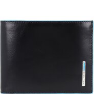 Piquadro Portacarte di credito quadrato blu in pelle 12,5 cm Foto del prodotto