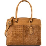 HAROLD'S Borsa Messenger Antica In Pelle 32 Cm - Con Scomparto Per Laptop, Chiusura Zip E Fibbia Magnetica, Marrone Vintage