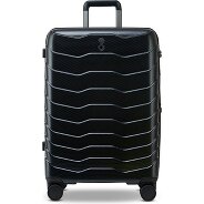 Stratic Paglia Valigia Rigida 65 Cm Con 4 Ruote, Trolley Espandibile, Serratura TSA E Chip NFC, Verde