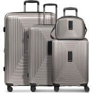 Redolz Set di valigie Essentials 14 a 4 ruote + beauty case 4 pezzi con piega elastica Foto del prodotto
