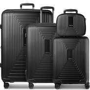 Redolz Set di valigie Essentials 14 a 4 ruote + beauty case 4 pezzi con piega elastica Foto del prodotto