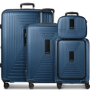 Redolz Set di valigie a 4 ruote Essentials14 Beautycase 4pcs con scomparto per laptop pieghevole ad espansione Foto del prodotto