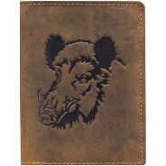 Greenburry Portafoglio vintage in pelle di cinghiale 9,5 cm Foto del prodotto