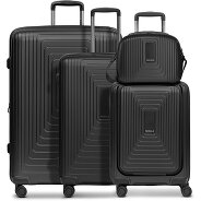 Redolz Set di valigie Essentials 14 a 4 ruote + beauty case 4 pezzi con piega elastica + scomparto per laptop Foto del prodotto