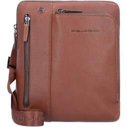 Piquadro Borsa a tracolla quadrata nera in pelle 24 cm  Variante 1