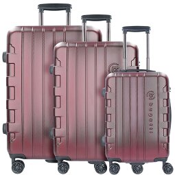 bugatti Galatea 4 Roll Suitcase Set 3pcs.  Variante 1 bugatti Galatea 4 Roll Suitcase Set 3pcs.  Variante 1
