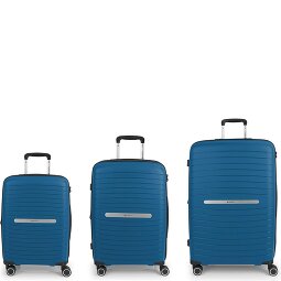 Gabol Shinyuu 4 ruote Set di valigie 3 pezzi con piega di espansione  Variante 2