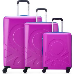 Delsey Paris x United Colors of Benetton Fabrica Set di valigie a 4 ruote 3 pezzi.  Variante 3
