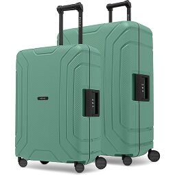 Redolz Set di valigie Essentials 15 a 4 ruote M+L con chiusura a tre punti  Variante 4