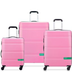 Delsey Paris x Set di valigie a 4 ruote United Colors of Benetton Now Hardside 3 pezzi con piega elastica  Variante 4