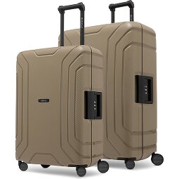 Redolz Set di valigie Essentials 15 a 4 ruote M+L con chiusura a tre punti  Variante 2