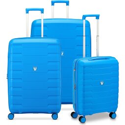 Roncato Skyline 2.0 4 ruote Set di valigie 3 pezzi con piega di espansione  Variante 7