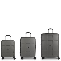 Gabol Montreal 4 ruote Set di valigie 3 pezzi con piega di espansione  Variante 2