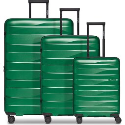 Bergpfeil Set di valigie da viaggio a 4 ruote, 3 pezzi, con ripiegamento elastico  Variante 3