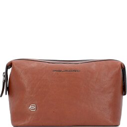 Piquadro Black Square Borsa da toilette Vera Pelle 23 cm  Variante 2