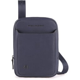 Piquadro Borsa a tracolla quadrata nera in pelle 17 cm  Variante 1