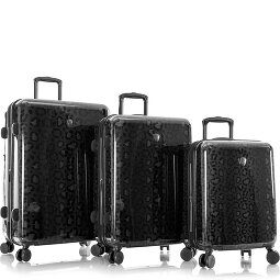 Heys Black Camo 4 ruote Set di valigie 3 pezzi con piega di espansione  Variante 1