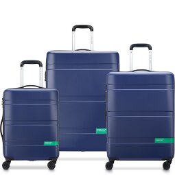 Delsey Paris x Set di valigie a 4 ruote United Colors of Benetton Now Hardside 3 pezzi con piega elastica  Variante 3