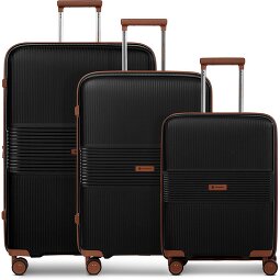 Farmhood Eco Edition 02 4 ruote Set di valigie 3 pezzi con piega di espansione  Variante 1