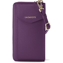 Lazarotti Bologna Portafoglio in pelle con zip Custodia per cellulare in pelle 19 cm  Variante 7