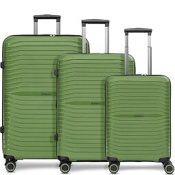 Stratic Shine 4 ruote Set di valigie 3 pezzi con piega di espansione  Variante 4