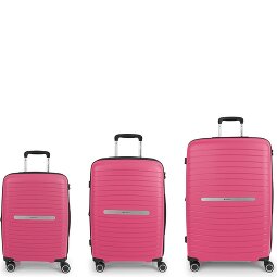 Gabol Shinyuu 4 ruote Set di valigie 3 pezzi con piega di espansione  Variante 3