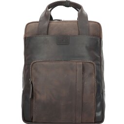 Strellson Zaino Brick Lane in pelle con scomparto per laptop da 42 cm  Variante 2