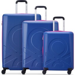 Delsey Paris x United Colors of Benetton Fabrica Set di valigie a 4 ruote 3 pezzi.  Variante 1