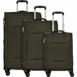 Worldpack Set di valigie Victoria a 4 ruote, 3 pezzi, con ripiegamento elastico  Variante 2
