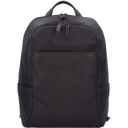 Piquadro Zaino Business nero quadrato in pelle 39 cm Scomparto per laptop  Variante 2