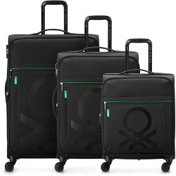 Delsey Paris x United Colors of Benetton Colour Block Set di valigie a 4 ruote 3 pezzi.  Variante 1