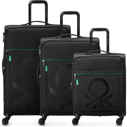 Delsey Paris x United Colors of Benetton Colour Block Set di valigie a 4 ruote 3 pezzi.  Variante 1