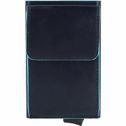 Piquadro Portacarte di credito quadrato blu in pelle 6 cm  Variante 3
