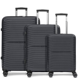 Stratic Shine 4 ruote Set di valigie 3 pezzi con piega di espansione  Variante 1