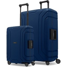 Redolz Essentials 15 Set di valigie da 4 ruote con 4 ruote S+L con chiusura a tre punti  Variante 3