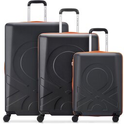 Delsey Paris x United Colors of Benetton Fabrica Set di valigie a 4 ruote 3 pezzi.  Variante 1