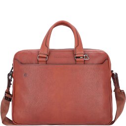 Piquadro Cartella quadrata nera in pelle 40 cm  Variante 1