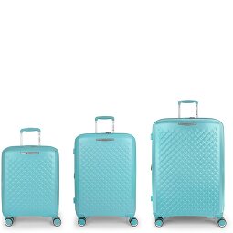 Gabol Queens 4 ruote Set di valigie 3 pezzi con piega di espansione  Variante 6