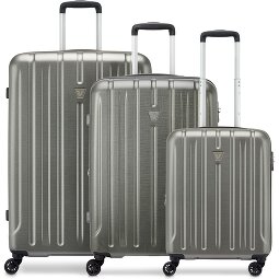 Roncato Kinetic 2.0 4 ruote Set di valigie 3 pezzi con piega di espansione  Variante 2