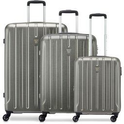 Roncato Kinetic 2.0 4 ruote Set di valigie 3 pezzi con piega di espansione  Variante 2