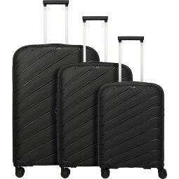 Travelite Burano 4 ruote Set di valigie 3 pezzi con piega di espansione  Variante 3