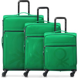 Delsey Paris x United Colors of Benetton Colour Block Set di valigie a 4 ruote 3 pezzi.  Variante 2