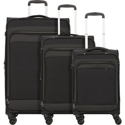 d&n Travel Line 9504 4 ruote Set di valigie 3 pezzi con piega di espansione  Variante 1