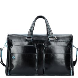 Piquadro Borsa da viaggio Weekender quadrata blu in pelle 47 cm Scomparto per laptop  Variante 2