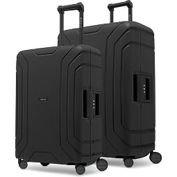 Redolz Set di valigie Essentials 15 a 4 ruote M+L con chiusura a tre punti  Variante 3