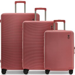 Echolac Ultima 4 ruote Set di valigie 3 pezzi con piega di espansione  Variante 5