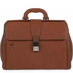 Piquadro Cartella quadrata nera in pelle 37 cm  Variante 2
