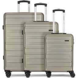 Worldpack New York 2.0 4 ruote Set di valigie 3 pezzi  Variante 3